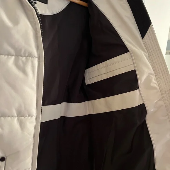 NWOT Noize Addie Long Length Parka Snow in Size XS - Picture 3 of 10